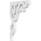 Ekena Millwork Rotherham Architectural Grade PVC Bracket, 5/8"W X 4 1/2"D X 7"H BKTP01X04X07RO - alternate 1